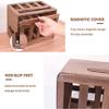 BTURYT Router Storage Box,Wireless WiFi Storage Box Cable Organizer Box Decorative Storage Rack for DVD Player, TV Box, Remotes, Wireless WiFi view 4