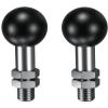 BRCOVAN 2 Pack, 1'' Ball Adapter with M10 x 1.25 x 15 Threaded Post Compatible with RAM Mounts B Size 1 Inch Ball Double Socket Arm view 1