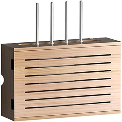 BTURYT Router Storage Box,WiFi Storage Box Wall-Mounted Floating Shelf for WiFi Storage Power Board Protection Cover