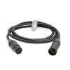 SZRMCC Original XLR 4 Pin Male to XLR 4 Pin Female Monitor Power Cable for Sony F55/F5 Camera Practilite 602 DSLR Camcorder (15M) view 1