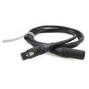 SZRMCC Original XLR 4 Pin Male to XLR 4 Pin Female Monitor Power Cable for Sony F55/F5 Camera Practilite 602 DSLR Camcorder (15M) view 4