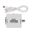 VGA to BNC Converter, Mini HD Converter VGA to BNC Adapte 1920 X 1080 Resolution USB Video Converter for HDTV Monitors TVs Computers Home Audio Video Equipment, with USB Cable view 1
