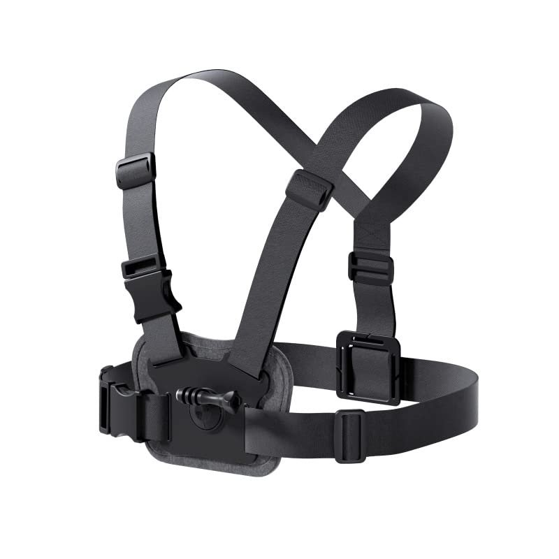 Action Camera Chest Harness Mount Adjustable Chest Strap Belt,Camera Chest Clip Holder Fixer Strap For Insta360 X3/ONE X2/ONE R/GO 2