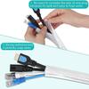 20ft - 1 inch White Cable Sleeve, Cable Organizer for Desk PC TV Computer, Wire Protector Cable Wrap Cover, Cord Management for Home Office view 3