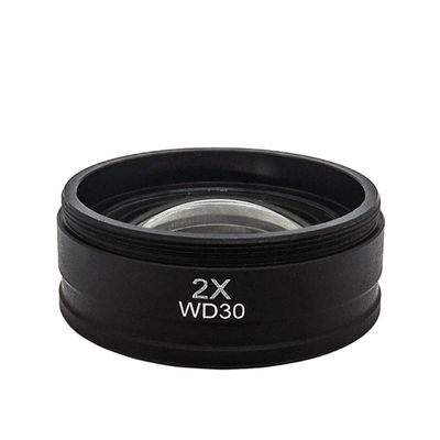 0.5X 2X Barlow Lens Objective Microscope Auxiliary Objective Lens Mounting Thread 42mm 48mm 50mm 52mm Working Distance 30/160mm (Color : 2X Thread 42mm)