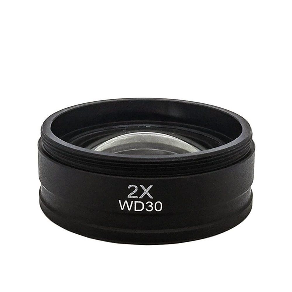 0.5X 2X Barlow Lens Objective Microscope Auxiliary Objective Lens Mounting Thread 42mm 48mm 50mm 52mm Working Distance 30/160mm (Color : 2X Thread 42mm)