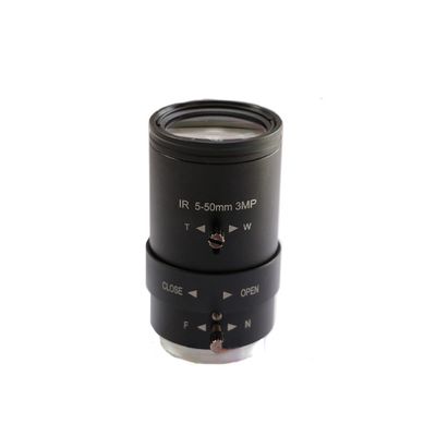 3MP 5-50MM 1/2.5'' CS Mount CCTV Lens Manual Aperture Zoom Focus for CCD Surveillance Camera Industrial Microscope