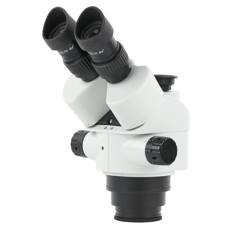 7X-45X 3.5X-90X Zoom Simul Focal Stereo Trinocular Microscope Head Accessories + WF10X/20 Eyepiece for Phone CPU PCB Soldering (Color : 7x-45x)
