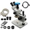 3.5-90X Industrial Trinocular Microscope Set with 16MP HDMI Camera for Mobile Phone PCB BGA Soldering Repair (Color : 7-45X) view 3