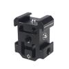 FEICHAO 1/4" to 3-Way Cold Shoe Mount Adapter Anti-Loose Screw Hole for Camera Flash Light Microphone Photography Accessories (Upgrade Version) view 4