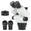 7X-45X 3.5X-90X Zoom Simul Focal Stereo Trinocular Microscope Head Accessories + WF10X/20 Eyepiece for Phone CPU PCB Soldering (Color : with 0.7X 120mm) view 1