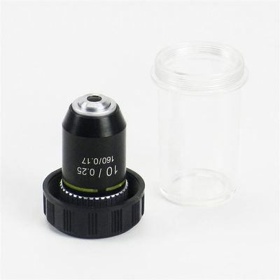 Biological Microscope Achromatic Objective Lens 195 Type 4X 10x 20x 40x 60x 100x Professional Objective Lens (Color : 10X)