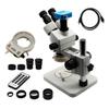 3.5-90X Industrial Trinocular Microscope Set with 16MP HDMI Camera for Mobile Phone PCB BGA Soldering Repair (Color : 3.5X-90X) view 1
