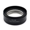 0.5X 2X Barlow Lens Objective Microscope Auxiliary Objective Lens Mounting Thread 42mm 48mm 50mm 52mm Working Distance 30/160mm (Color : 0.5X Thread 50mm) view 1