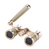 AouloveS Opera Glasses Binoculars 3 X 25 Compact and Lightweight with Built-in Foldable Theater Glasses, Adjustable Handle for Adults Kids Women in Music Concerts and Opera Houses (Gold) view 1