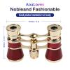 AouloveS Opera Glasses Binoculars 3 X 25 Compact and Lightweight with Built-in Foldable Theater Glasses, Adjustable Handle for Adults Kids Women in Music Concerts and Opera Houses (Red) view 3