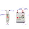 BUDAY DIN Rail Switching Power Supply DR-15W 30W 45W 60W Single Output 5V 12V 24V AC DC Converter Power Switch Input 110/240VAC (Size : 12V, Color : 15W) view 3