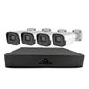 5MP POE Security Cameras System with Audio, Outdoor IP66 Waterproof 2K Home Surveillance Cameras NVR Kit with Motion Detection, Color Night Vision, Remote Viewing (4CH) view 1