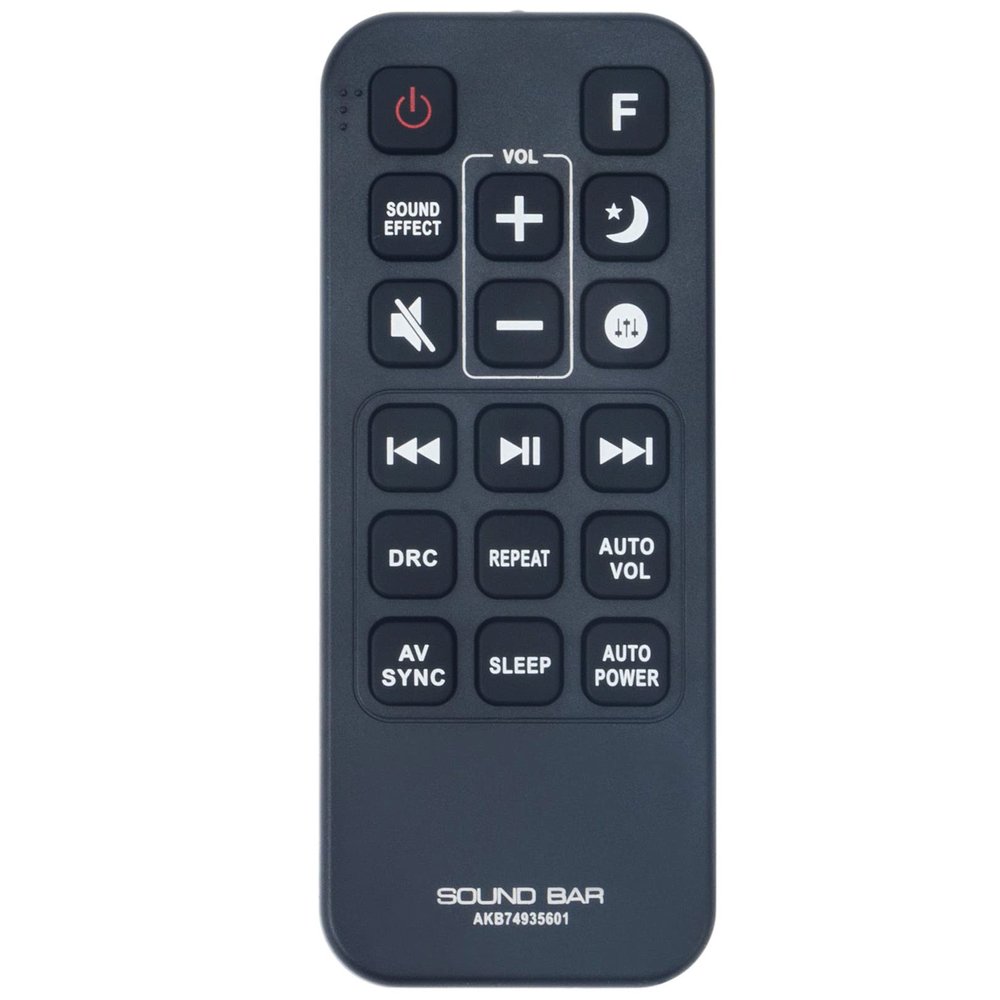 AKB74935601 Replace Remote Control Work for LG Sound Bar SH7 SH7B SH7BOM SH8 SH8B Music Flow