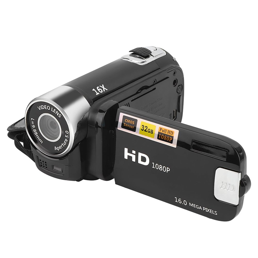 Zopsc Video Camera Camcorder, Full 1080P Digital Camera Recorder, 2.7 Inch Colourful Display Screen 16X Digital Zoom Vlogging Camera, for, for Travel, Vlog
