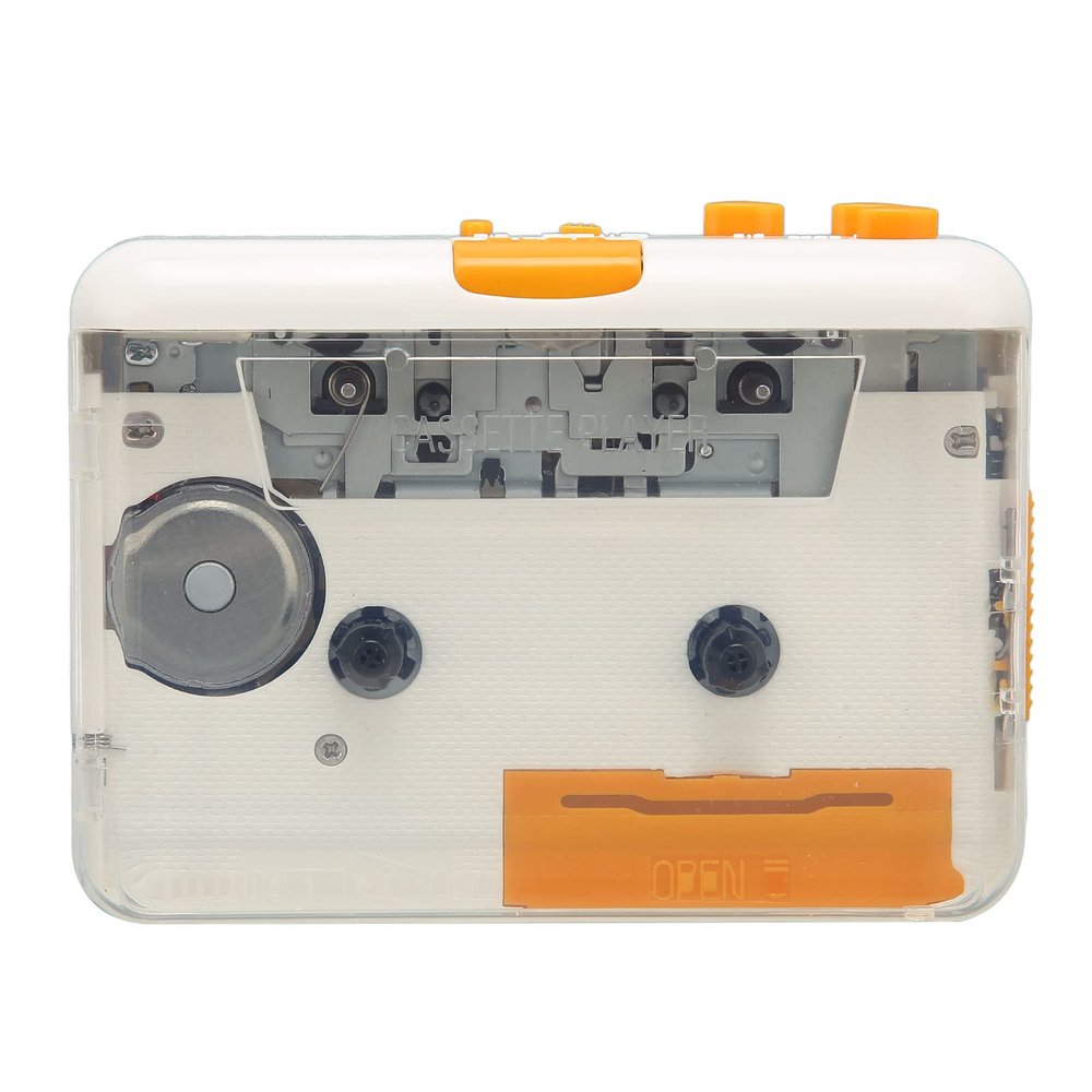 USB Cassette Converter, Drive Compact MP3 Conversion Portable Microcassette Recorder, Plug and Play Tape Player with Earphone for PC