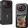 Labpano-PilotPano 360 Action Camera Waterproof with 5.7K 360 Active HDR Video,3.1" Touchscreen,CMOS sensors,Support 4K, 60FPS,for AI Editing, Live Streaming, HDR,Webcam,PilotSteady view 1