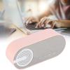 Jiawu Digital Dual Alarm Clock, Multi Function Rechargeable Bluetooth 5.0 Speaker LED Display Mirror Desk Alarm Clock with FM Radio & Colourful Lights for Hotel, Office, Bedroom, Travel view 3