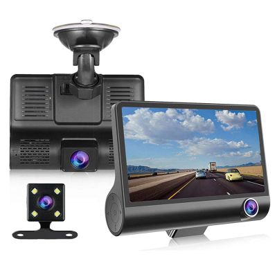 Dash Camera for Cars, 4 inch Screen 1080P DVR Car Driving Recorder, Car Dashboard Camera with 64M DDR 170 Angle G Sensor WDR Parking Monitor Motion Detection