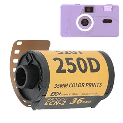 35mm Roll Color Film, Professional Colour Print Camera Film High Contrast Color Print Film for Photography Film Camera (36 Sheet)
