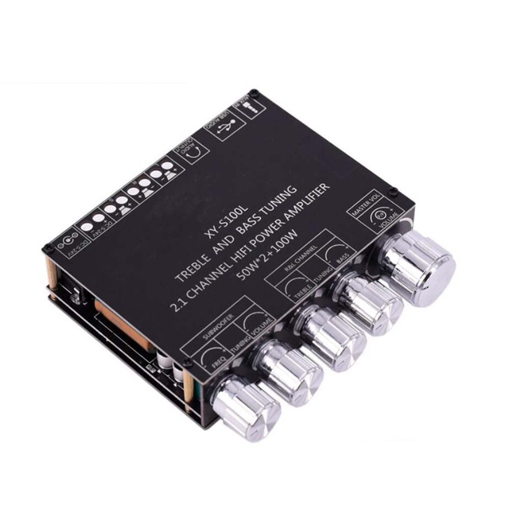 XY-S100L 2.1 channel audio amplifier module high bass subwoofer