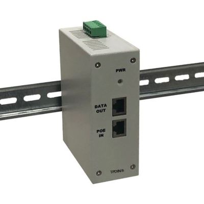 Tycon Power Systems TPDIN-POE-Relay PoE Powered 10A Relay 802.3af/at/bt Class 0 or 24V Passive PoE N