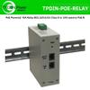 Tycon Power Systems TPDIN-POE-Relay PoE Powered 10A Relay 802.3af/at/bt Class 0 or 24V Passive PoE N view 2