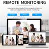 5MP POE Security Cameras System Built-in Audio, Outdoor 2K Surveillance Cameras Kit with Motion Detection, Color Night Vision, Remote Viewing, POE NVR Kit with 2T Hard Disk view 2