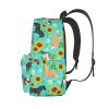 Backpack 17 Inch Sunflower Horse Casual Daypack Lightweight Women's Laptop Backpack Campus Travel Bag for Women Man Hiking view 3