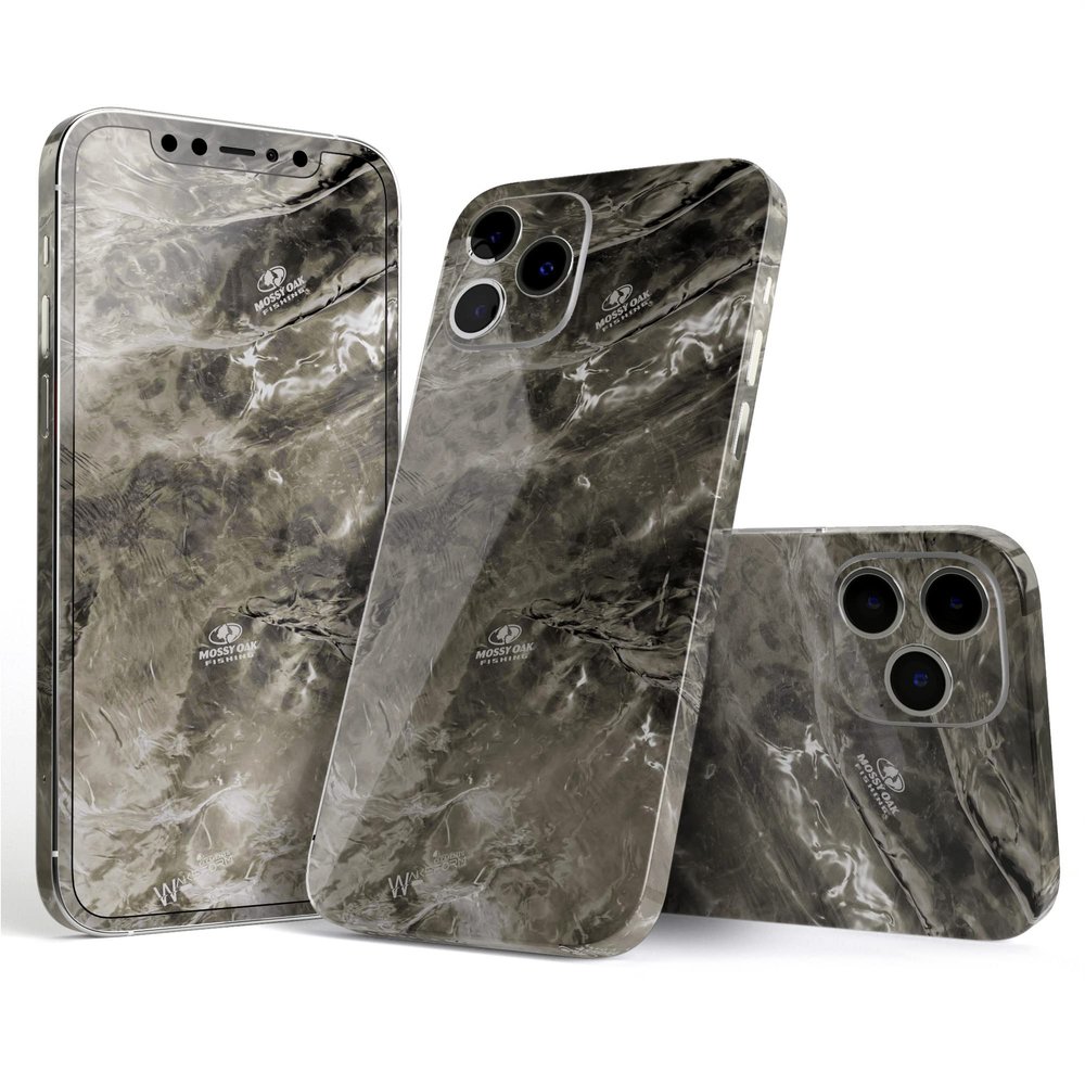 Design Skinz Full-Body Wrap Decal Protective Skin-Kit Compatible with iPhone 11 - Mossy Oak Elements Wakeform Gale