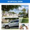 GW Security 4K 8MP Outdoor/Indoor 2.8-12mm 4X Motorized Zoom Lens PoE IP Microphone Video & Audio Bullet Security Camera (GW8550MMIC) view 3