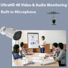 GW Security 4K 8MP Outdoor/Indoor 2.8-12mm 4X Motorized Zoom Lens PoE IP Microphone Video & Audio Bullet Security Camera (GW8550MMIC) view 4