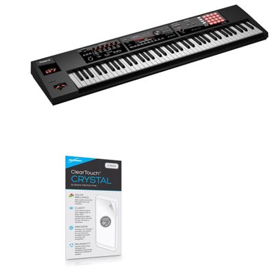 BoxWave Screen Protector Compatible with Roland FA-07 - ClearTouch Crystal (2-Pack), HD Film Skin - Shields from Scratches
