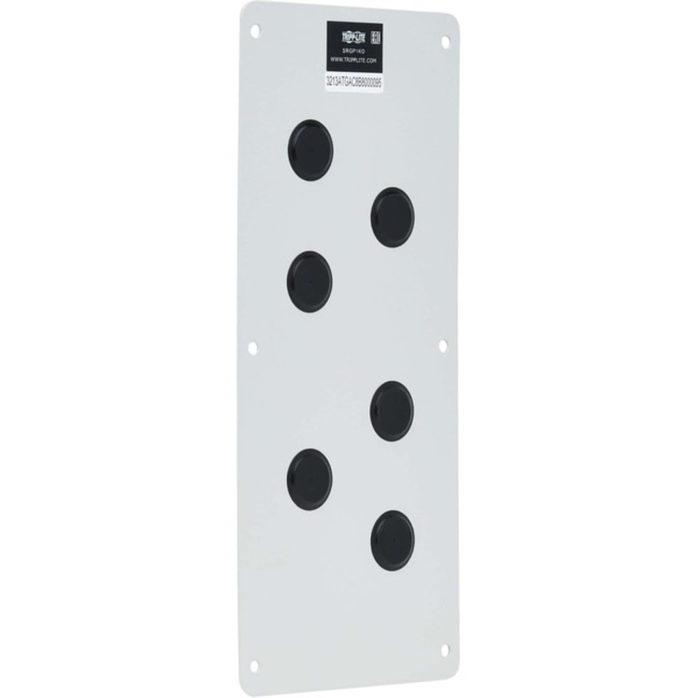 Eaton Tripp Lite Series SmartRack Cable Gland Plate for NEMA-Rated Enclosure Cabinets, 6 Ports (0.5 in.) - Cable Gland Plate - Metal, Low Density Polyethylene (LDPE)