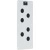 Eaton Tripp Lite Series SmartRack Cable Gland Plate for NEMA-Rated Enclosure Cabinets, 6 Ports (0.5 in.) - Cable Gland Plate - Metal, Low Density Polyethylene (LDPE) view 1