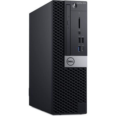 Dell OptiPlex 7070 Small Form Factor Intel Core i5-9500 4.4GHz Turbo 8GB RAM 250GB NVMe Win 11 Pro (Renewed)