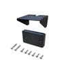 Brocraft Resistant Marine-Grade Boat Transducer Mounting Plate Hardware Kit/Transducer Mounting Board with Transducer Spray Shield view 2