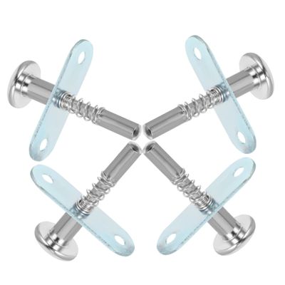 DOITOOL Spring Latches for Rabbit Cages Plunger Latches Spring Loaded Locking Pin Easy to Use Random Color