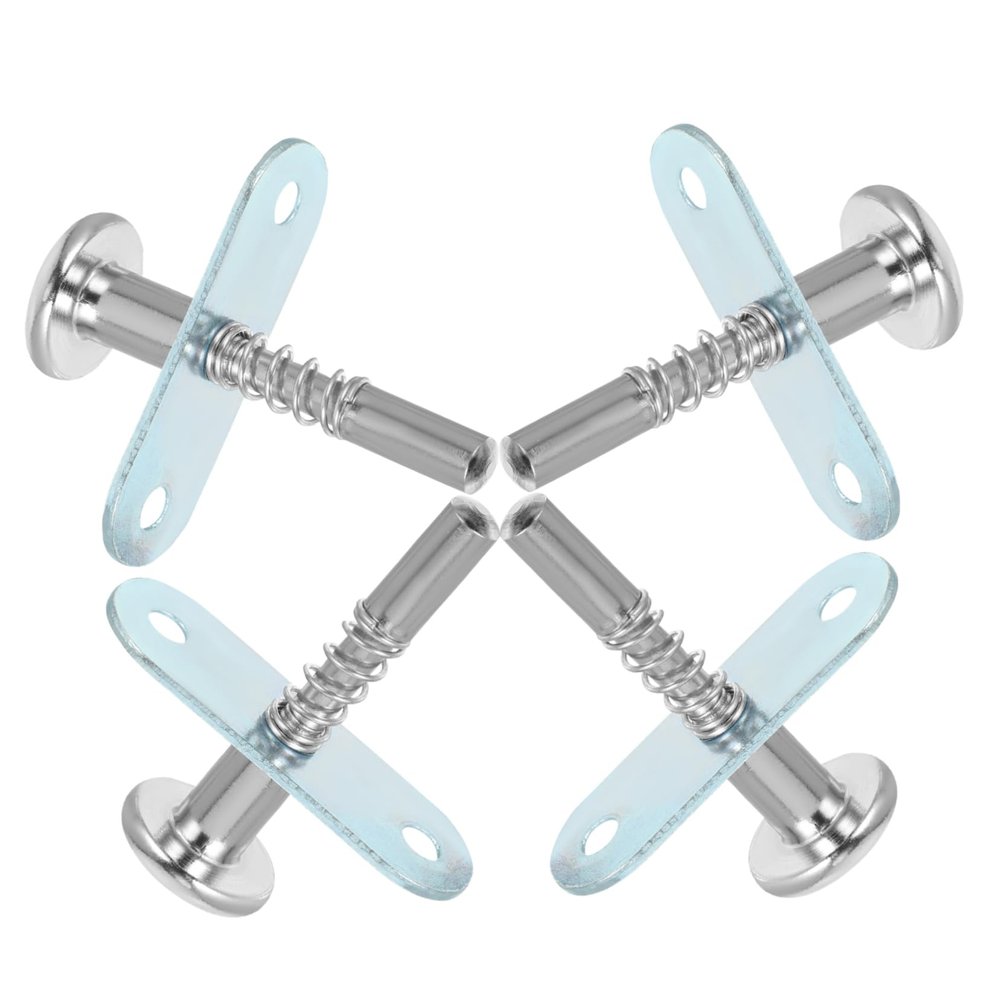 DOITOOL Spring Latches for Rabbit Cages Plunger Latches Spring Loaded Locking Pin Easy to Use Random Color
