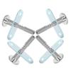 DOITOOL Spring Latches for Rabbit Cages Plunger Latches Spring Loaded Locking Pin Easy to Use Random Color view 1
