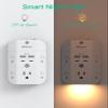Surge Protector Outlet Extender - with Night Light, 5-Outlet Splitter and 4 USB Ports (2 USB C Charger), Multi Plug Outlet for Home, Dorm Room Essentials view 2