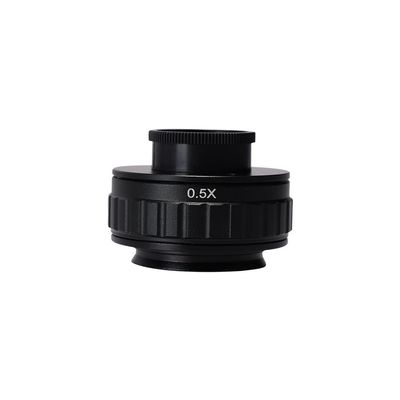 1x 0.35x 0.5X C-Mount Adapter Trinocular Video Microscope Camera Adapter (Color : 0.5X)