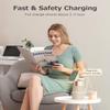 COLSUR Bluetooth Speaker, Magnetic Wireless Charger, Bluetooth Speakers with Night Light, 2 in 1 Wireless Charging Station for iPhone 17/16/15/14/13/12 Series, AirPods Pro 2/4/3/2Gift Ideal(Yellow) view 2
