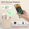 COLSUR Bluetooth Speaker, Magnetic Wireless Charger, Bluetooth Speakers with Night Light, 2 in 1 Wireless Charging Station for iPhone 17/16/15/14/13/12 Series, AirPods Pro 2/4/3/2Gift Ideal(Yellow) view 3