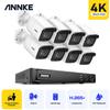 ANNKE 4K 8CH AI PoE Security Camera System, 8pcs Wired 8MP Surveillance IP Camera for Indoor and Outdoor, Smart Person Vehicle Detection, One Way Audio, Remote Access, 8TB HDD for 24-7 Recording view 2